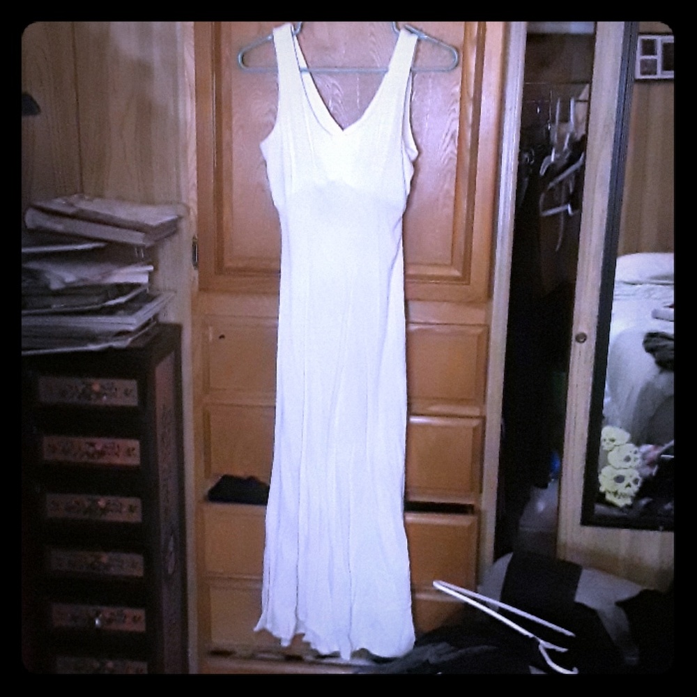 long white,Dress